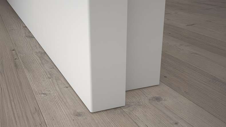 porta interna di design planeo PUREA Essence 3 laccato bianco 9003 design edge | laccato - 1985 x 610|735|860|985 mm