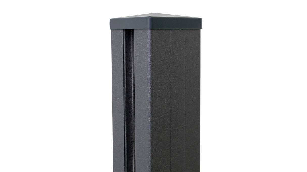 planeo Gardence Metallic - Palo in alluminio Grigio antracite