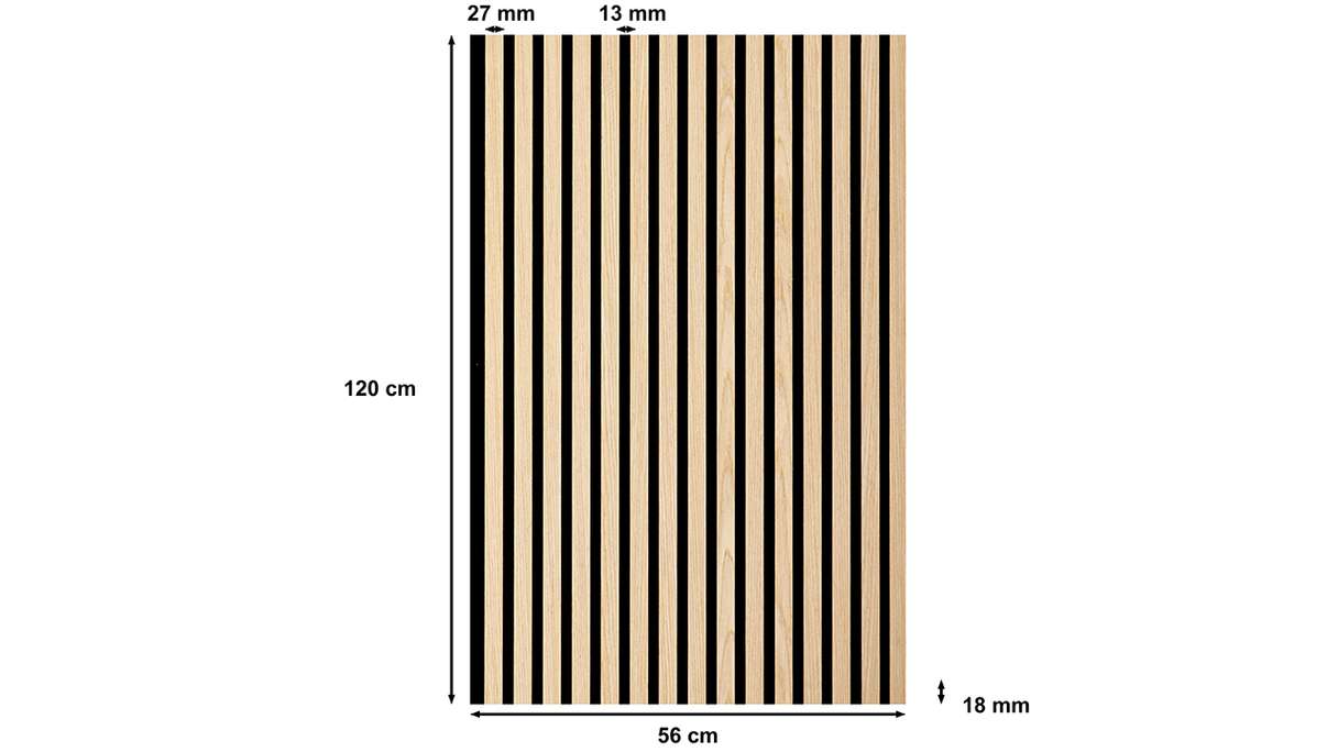 Skaben Pannelli acustici SilentWall - Rovere naturale chiaro