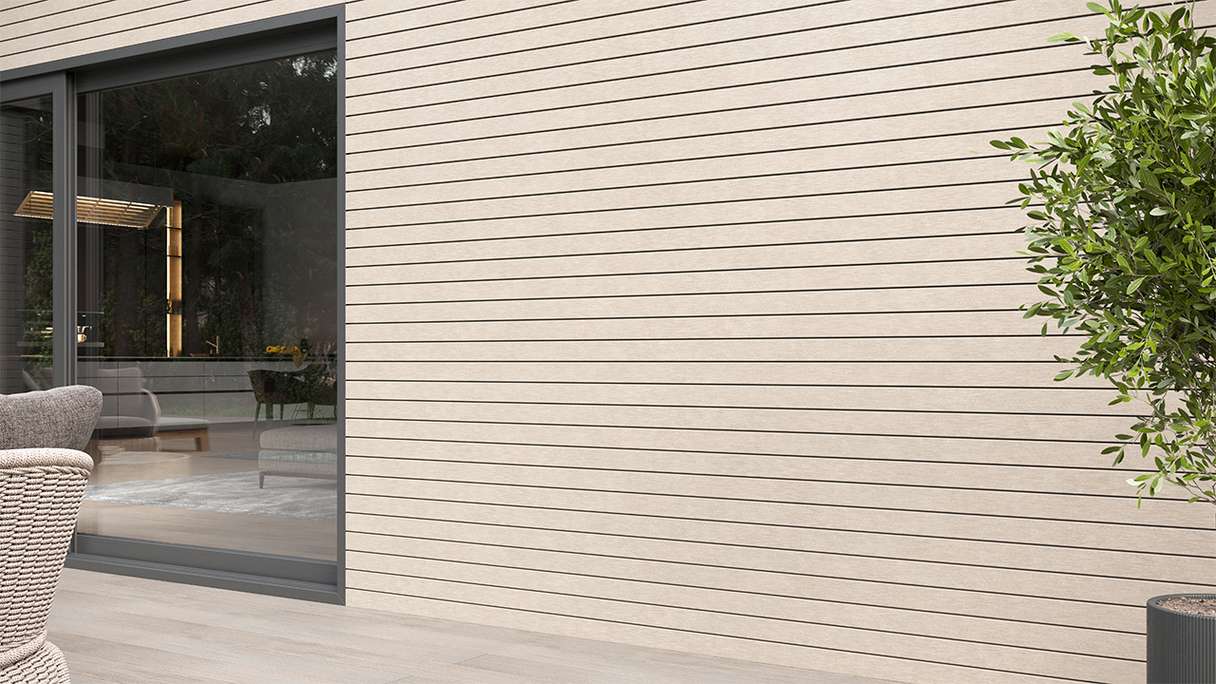 planeo Fassado - Rivestimento BPC Nature White 5m (PBF-C123)