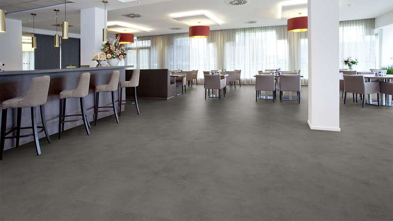 Forbo Allura Materiale 55 vinile adesivo - Cemento di roccia (636738DR5_con)
