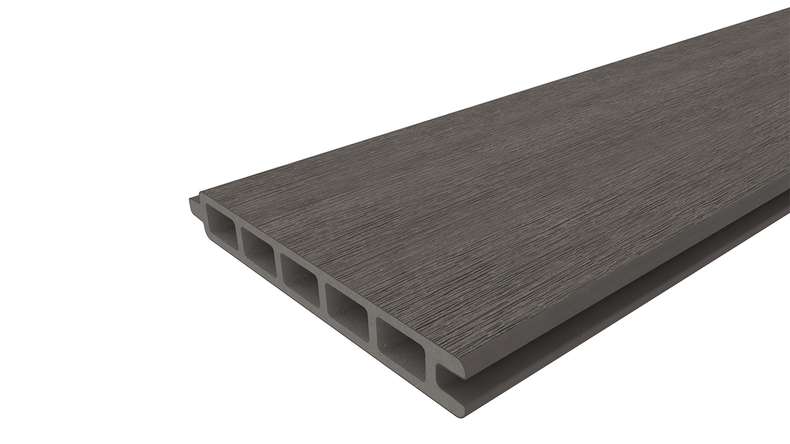 planeo INFINITY - Recinzione a innesto WPC CoEx grigio scuro 176 x 183 cm