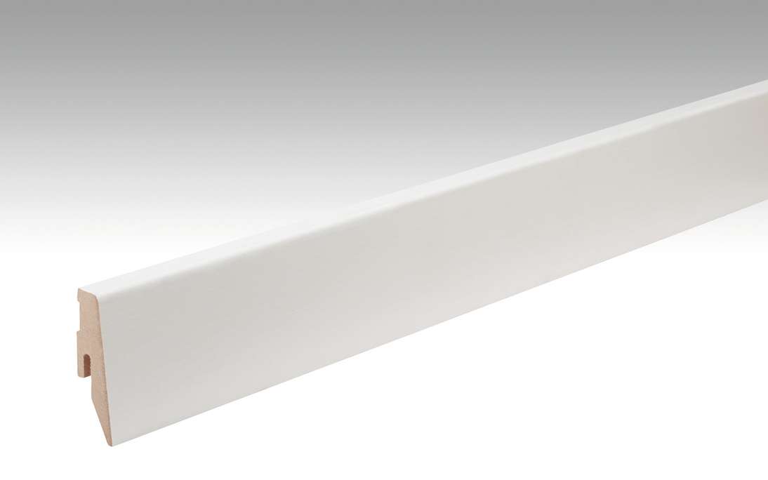 Battiscopa MEISTER in puro frassino bianco 1073 - 2380 x 60 x 20 mm (200049-2380-01073)