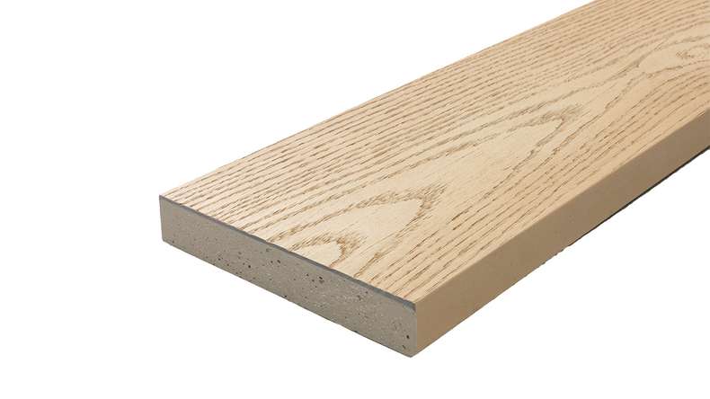 planeo Authoria PureBoard - Decking massiccio in legno di frassino da 3,6 m con texture