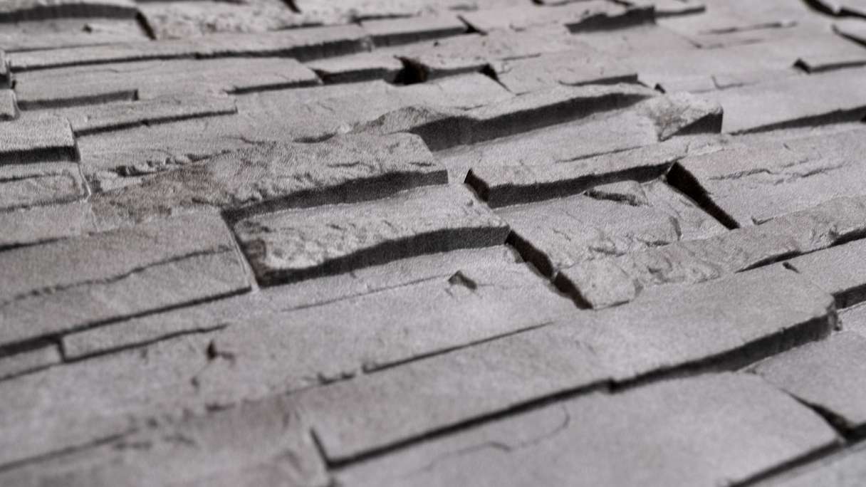 planeo rivestimento murale Novistone DS pietra laminata Antracite - 1054 x 334 mm