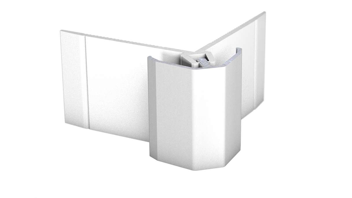 sistema di profili a parete planeo angolo esterno 069 - 260 cm