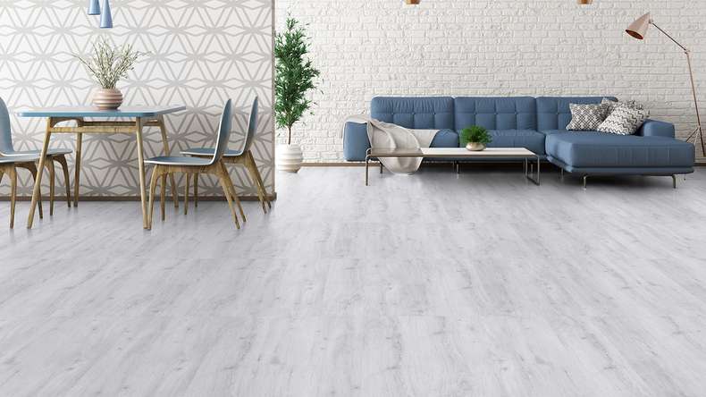Gerflor Klick Vinyl - Senso Premium Rigid Acoustic Sunny bianco | Isolamento acustico integrato (39470286)
