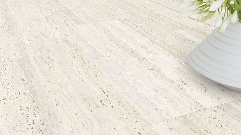 Gerflor Klick Vinyl - Senso Clic 3 Travertino Avorio | Made in France (61221511)