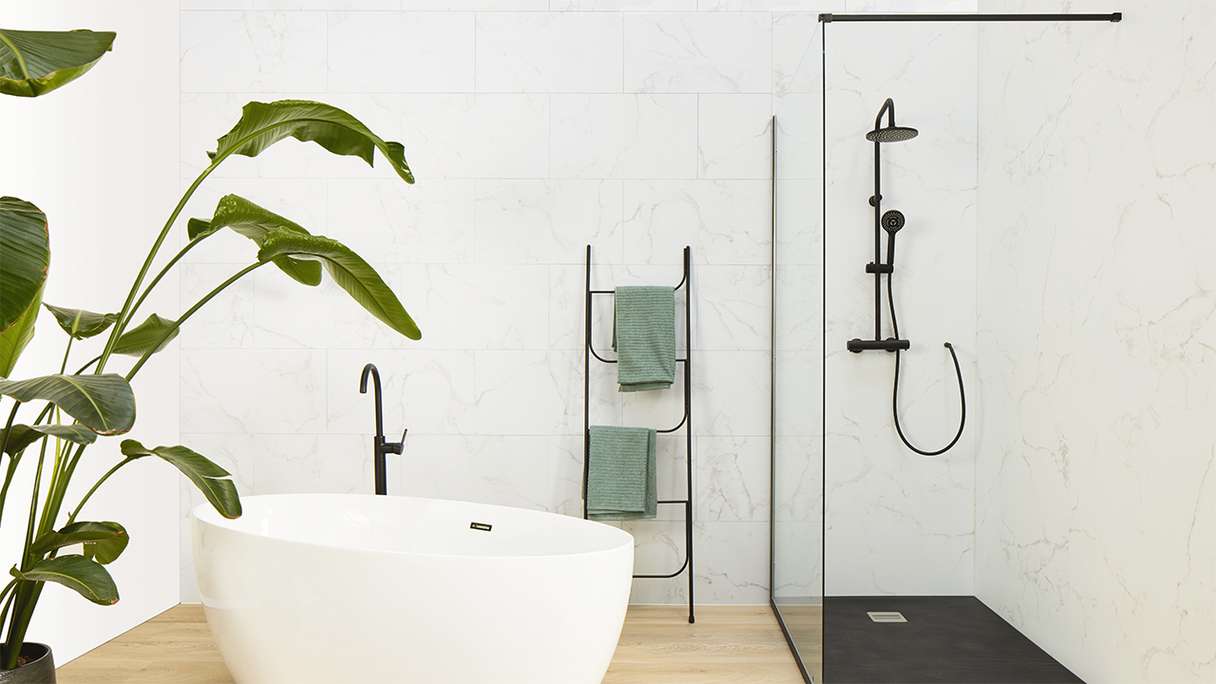 planeo StrongWall - Rivestimento murale in plastica XL Corlen 260 x 90 cm
