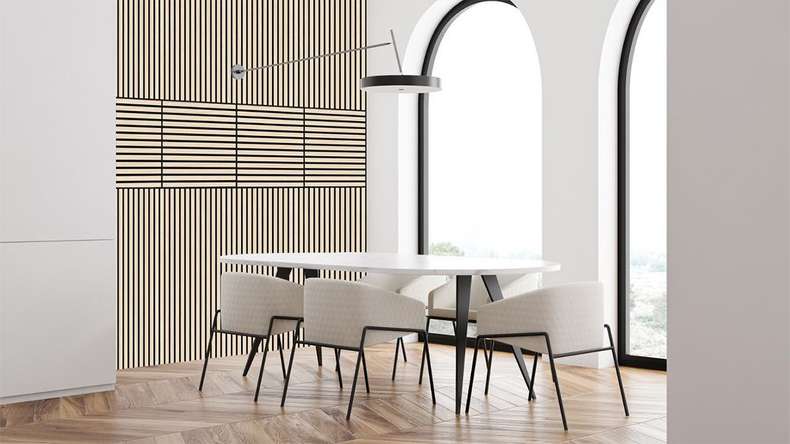 pannello acustico planeo - MixWall Timber Solid Althea Oak 52 x 52 cm | impiallacciato in vero legno MDF (PLMW-10311C)