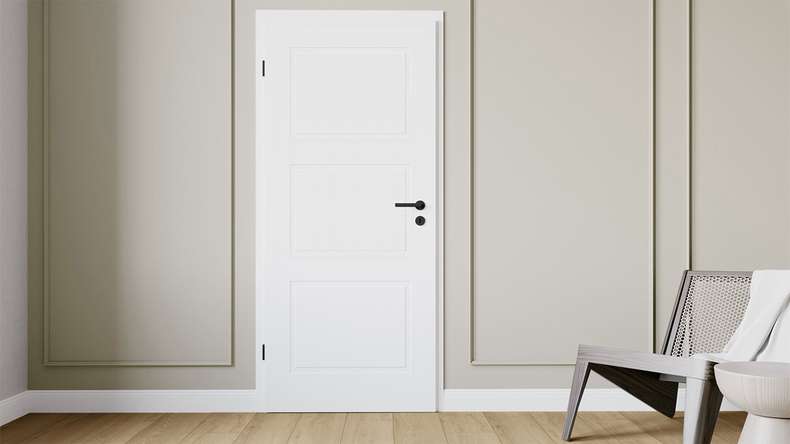 porta interna di design planeo PUREA Essence 3 laccato bianco 9003 design edge | laccato - 1985 x 610|735|860|985 mm