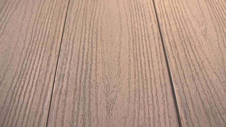 planeo TitanWood – tavola massiccia in marrone sabbia antico, invecchiata/spazzolata