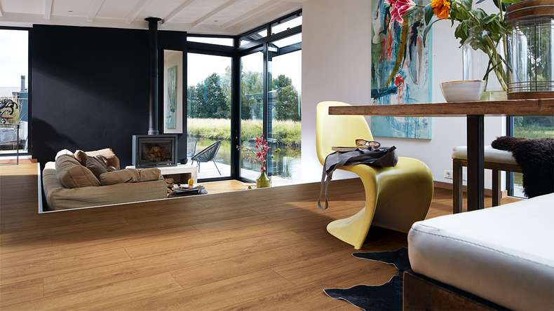 MEISTER Design pavimenti MeisterDesign. next DD 500 S - 06999 Golden Oak | Isolamento acustico Impact integrato (400054-1287220-06999)