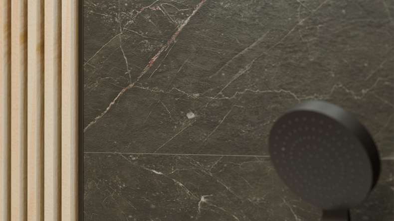 rivestimento planeo SPC - CeraRock Tile Black Slate 120 x 60 cm