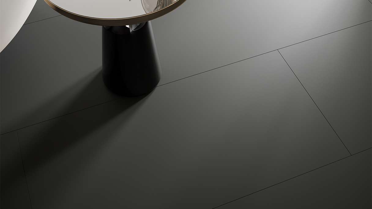 planeo Vinile rigido a incastro - Nero pietra opaco | Isolamento acustico integrato (100P190MT)