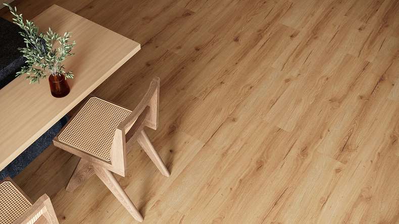 planeo WPC Vinile ad incastro - PUREtec MAX 70 EIR Honey Nature Oak | Isolamento acustico integrato (RP-A50-1)