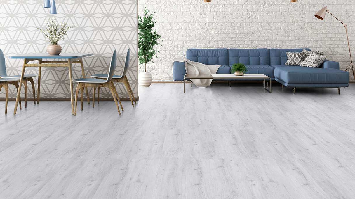 Gerflor Klick Vinyl - Senso Premium Rigid Acoustic Sunny bianco | Isolamento acustico integrato (39470286)