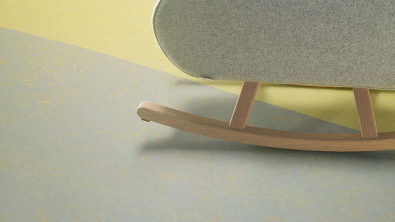 Forbo Linoleum Marmoleum - Giallo cemento shimmer 3733