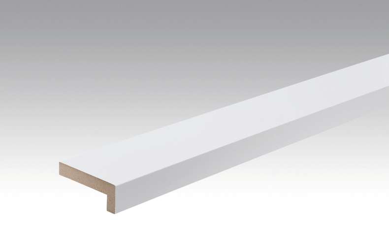 Battiscopa MEISTER Listelli di copertura angolari Bianco lucido 4084 - 2380 x 60 x 22 mm (200028-2380-04084)