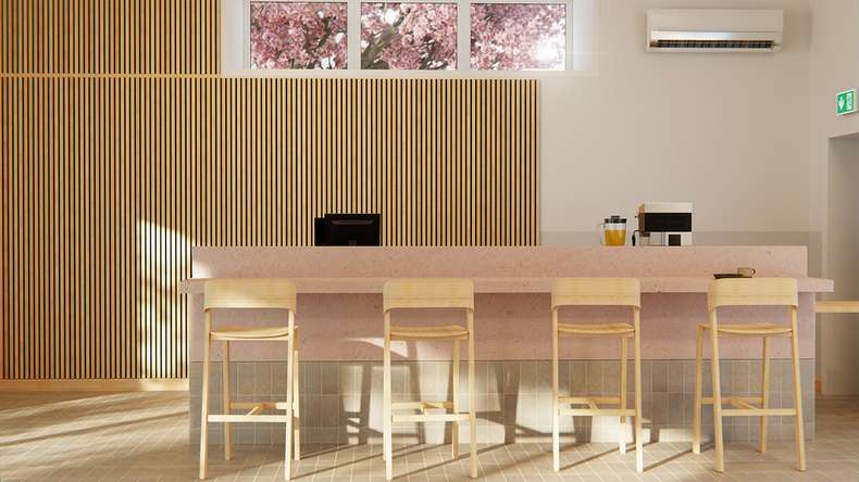 pannelli acustici planeo - rovere naturale 2480 x 600 x 21,5 mm | ignifugo