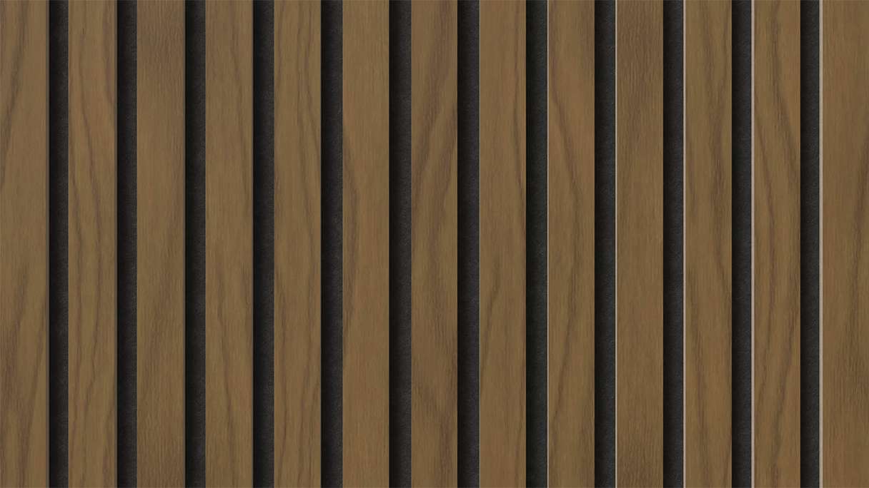 pannelli acustici planeo - noce 2480 x 600 x 21,5 mm | ignifugo