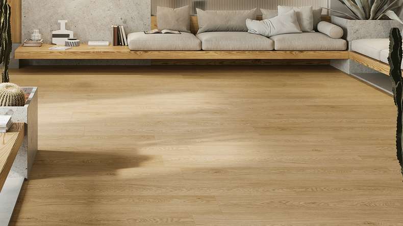 Vinile adesivo Gerflor - Creation 40 Lounge Oak Natural | Goffratura sincronizzata