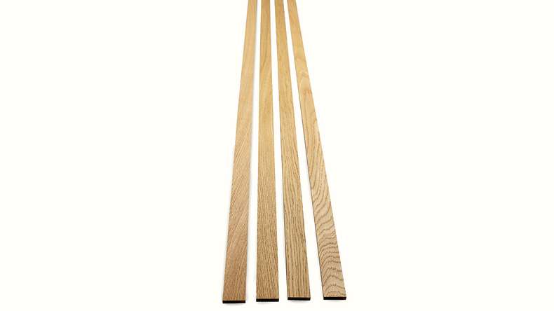 Skaben Pannelli acustici SilentWall Easy-Sticks - rovere marrone chiaro - 250 x 3,45 cm