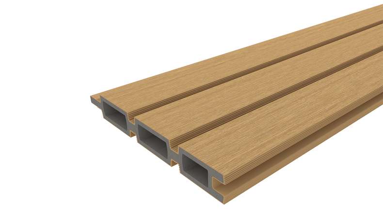planeo LINEA - Recinzione a rombi in WPC CoEx Sand 176 x 183 cm