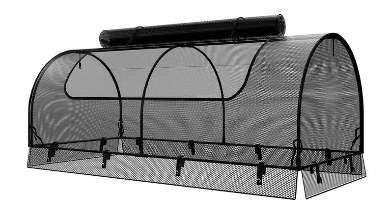 planeo Rete per letto rialzato - Nero 149,9 x 69,4 x 62 cm