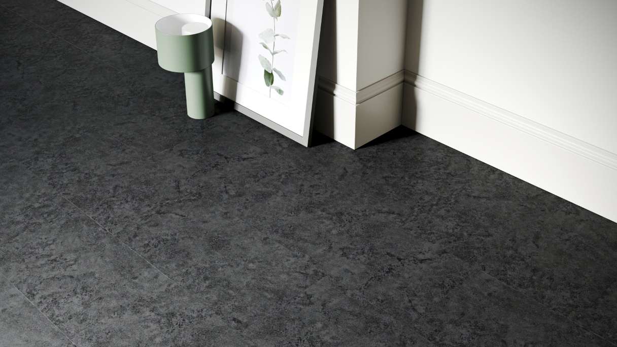 planeo Rigido Vinile ad incastro - SolutionX 2in1 Antracite | Isolamento acustico integrato (ECF-0026)