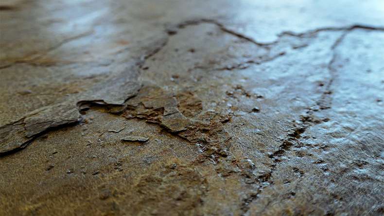 planeo EVOLITH Slate&Stone - Rivestimento in pietra naturale Oxide Wood 1220 x 610 mm