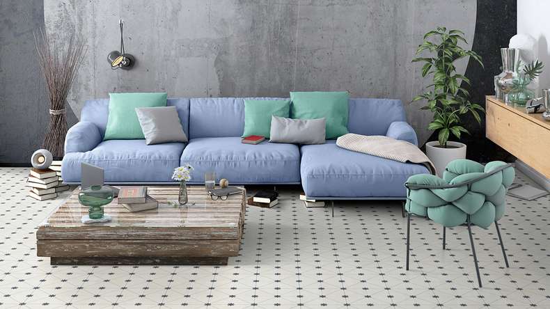 Pavimento Gerflor CV - HQR Nature 2418 Berry Blue