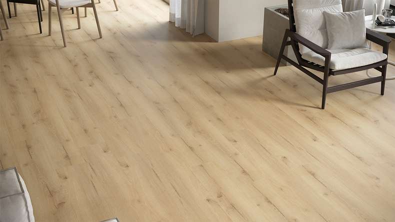 planeo Vinile rigido a incastro - GRANDline Sunlit Oak | Isolamento acustico integrato (NF-Gl-553-N)