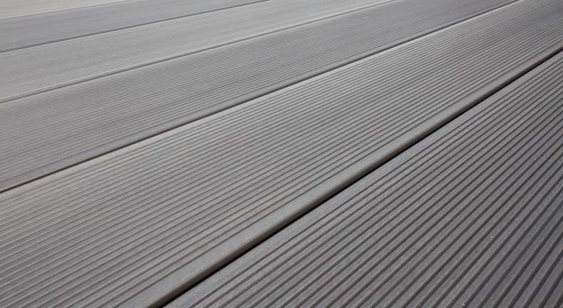 TitanWood set completo 3m struttura a listello cavo scanalato grigio chiaro 16m² incl. alluminio-UK