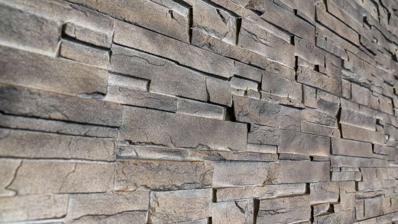 planeo rivestimento murale Novistone DS pietra laminata Silex Flint - 1054 x 334 mm