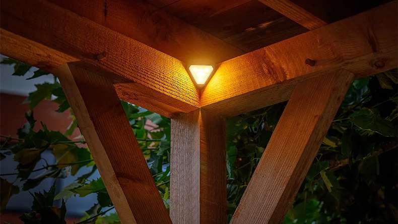 planeo illuminazione da giardino 12V - Applique LED Tiga Corner - 3,5W 100 lumen