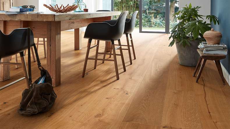 MEISTER Lindura pavimento in legno HD 400 - 08904 Rovere autentico oliato naturale 2200 x 270 x 11 mm (500213-2200270-08904)