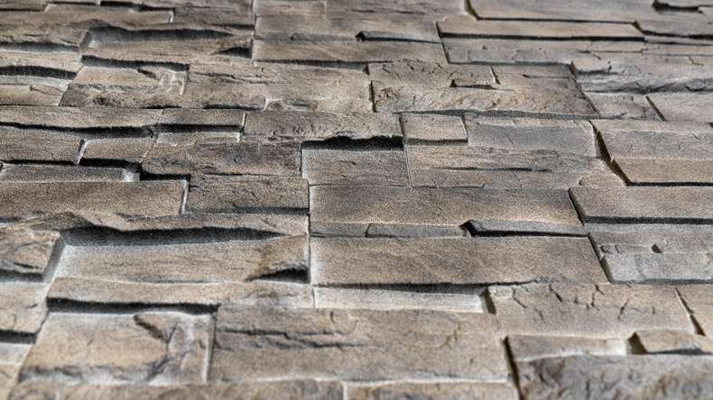 planeo rivestimento murale Novistone DS pietra laminata Silex Flint - 1054 x 334 mm