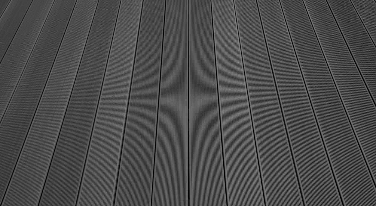 TitanWood set completo 3m struttura massiccia a listoni scanalati grigio scuro 30,4m² incl. alluminio-UK