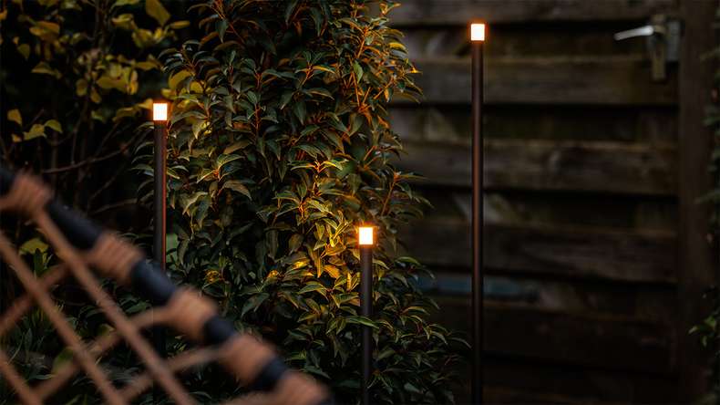 planeo illuminazione da giardino 12V - Piantana LED Erba 3 Set - 1W 100 Lumen