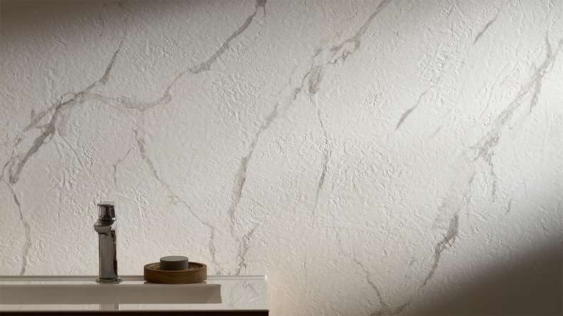 rivestimento planeo SPC - CeraRock Piastrella Marmo di Carrara 120 x 60 cm