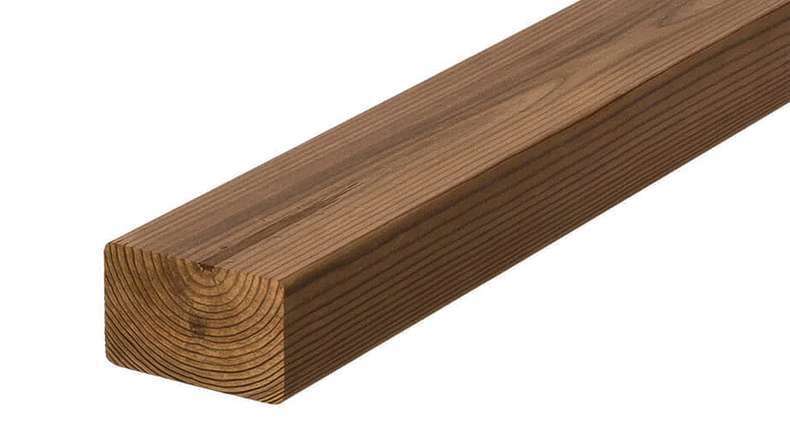 sottostruttura in pino planeo Thermo per decking in legno - 3900 x 65 x 42 mm