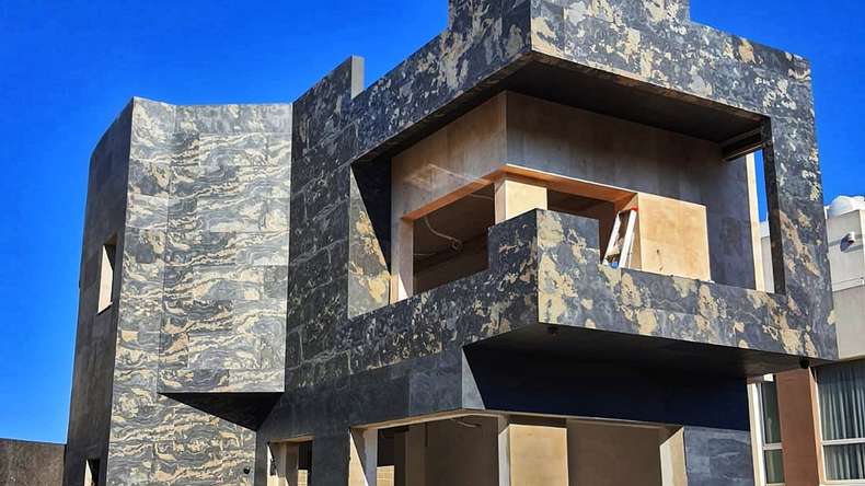 planeo EVOLITH Slate&Stone - Rivestimento in pietra naturale Terracrust 1220 x 610 mm