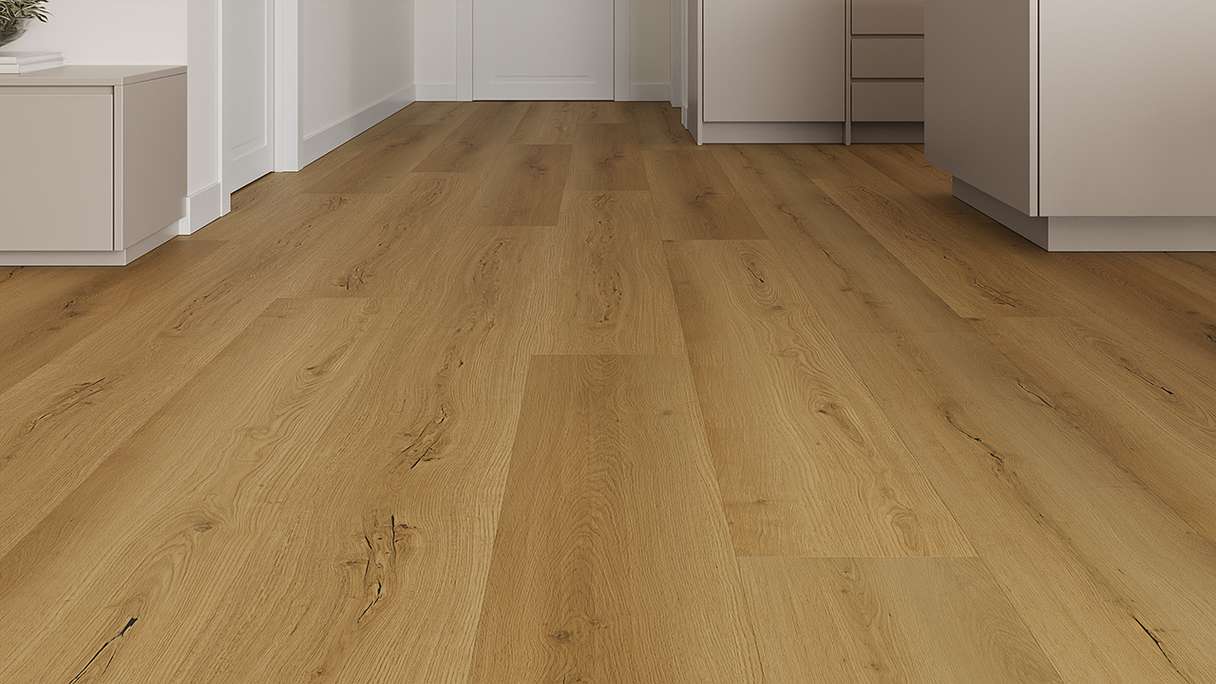Lys&Land Vinile Klick rigido - Fjordline XL Rovere Noblesse Tavola XL lunga 1,83 m | isolamento acustico integrato (SP183-08)