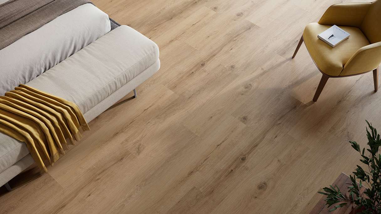 planeo Vinile rigido Klick - HOMEtec Basic 30 IXPE Classic Oak | Isolamento acustico integrato (RP-E30-2)