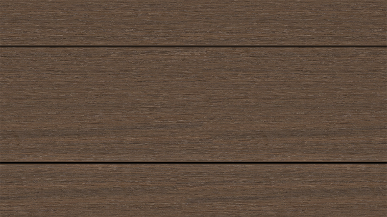 planeo UNIDeck - Doghe per terrazza rivestite in WPC CoEx, Ipe marrone, 3 m - strutturate/liscie spazzolate