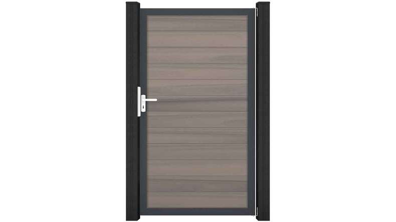 planeo Gardence Strong - Porta universale BPC Bicolore co-ex con antracite telaio in alluminio 150x180x4cm