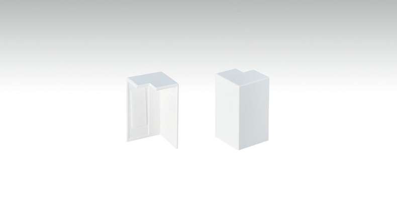 Angoli esterni autoadesivi per battiscopa F100201M Modern White 18 x 50 mm - 2pz. (9062272001)
