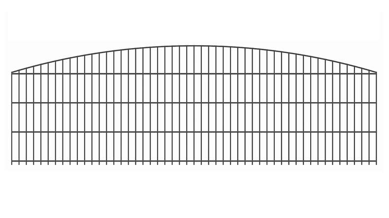 planeo doppia barra decorativa Bow 6/6/6 RAL 7016 antracite