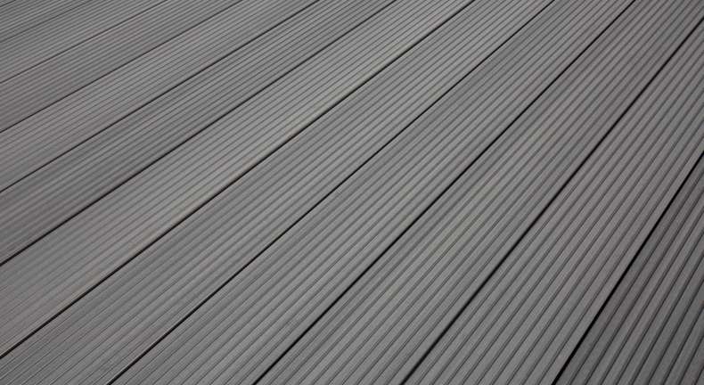 TitanWood set completo 3m struttura a listello cavo scanalato grigio chiaro 16m² incl. alluminio-UK